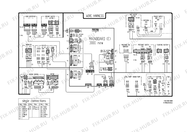 Взрыв-схема стиральной машины Electrolux EWF1870 - Схема узла Control 113