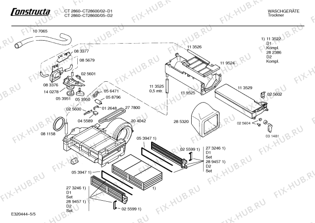 Схема №4 CT28010 CT2801 с изображением Ручка выбора программ для сушилки Bosch 00059211