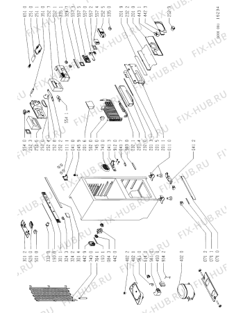 Схема №2 ART850/G ART 850/G/WP с изображением Холдер для холодильника Whirlpool 481940478931