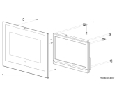 Схема №4 TV4500ZM с изображением Корпусная деталь для свч печи Aeg 4055247839