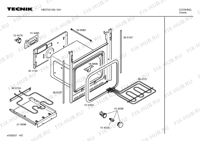 Схема №4 HB3TI21 tkc215 с изображением Ручка управления духовкой для духового шкафа Bosch 00189576
