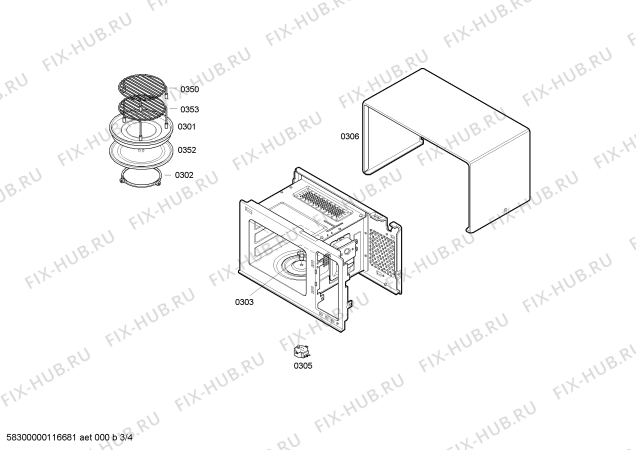 Схема №4 HMT9820 с изображением Передняя панель для микроволновой печи Bosch 00439613
