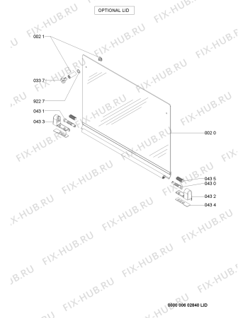 Схема №2 AKR358IX (F093514) с изображением Руководство для плиты (духовки) Indesit C00381960