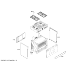 Схема №8 P364GLCLP с изображением Коллектор для плиты (духовки) Bosch 00144296