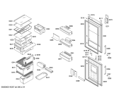 Схема №3 KGN39A73 с изображением Панель для холодильника Bosch 00670821