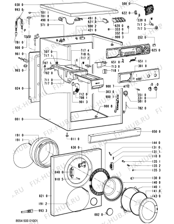 Схема №2 WAS 4340 с изображением Всякое для стиральной машины Whirlpool 481228219296