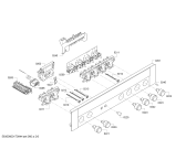 Схема №4 E84M22N0MC с изображением Переключатель для плиты (духовки) Bosch 00625868