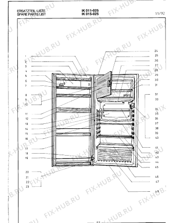 Взрыв-схема холодильника Gaggenau IK015025 - Схема узла 02