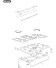 Схема №3 DEF905E с изображением Винт для плиты (духовки) DELONGHI 6309608