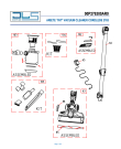 Схема №1 VACUUM CLEANER CORDLESS с изображением Щёточка для электропылесоса ARIETE AT5186037600