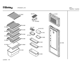 Схема №2 3FS2520 с изображением Дверь для холодильной камеры Bosch 00234948