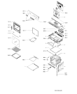 Схема №1 AKL430/AV с изображением Обшивка для плиты (духовки) Whirlpool 481945358651