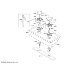Схема №7 PRD486NLHC с изображением Панель управления для плиты (духовки) Bosch 00713793