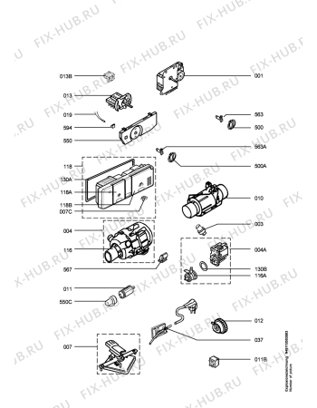 Схема №1 FAV429I-M с изображением Диод для посудомоечной машины Aeg 8996461731706