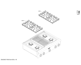 Схема №6 PC364GLBS с изображением Коллектор для плиты (духовки) Bosch 00663548