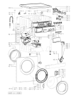 Схема №2 AWM 5110 с изображением Тумблер для стиральной машины Whirlpool 481228219672