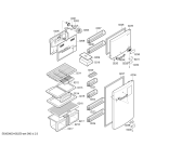 Схема №2 KSU65920NE с изображением Стеклопанель для холодильной камеры Bosch 00475719