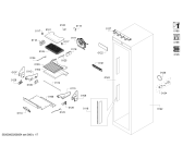 Схема №6 RF463304 Gaggenau с изображением Держатель для холодильной камеры Bosch 10005889