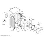 Схема №4 WM08E411IT с изображением Панель управления для стиралки Siemens 00662455