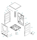 Схема №4 STR533 - SB8564   -White (900002550, TD25.3) с изображением Декоративная панель для стиралки Gorenje 270893