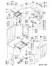 Схема №1 EV 855 с изображением Тумблер для стиралки Whirlpool 481228218923