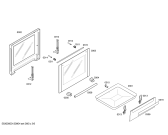 Схема №6 HSV744228N с изображением Крышка для духового шкафа Siemens 00247841