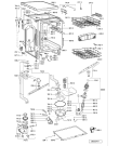 Схема №2 ADP 4420 WH с изображением Обшивка для электропосудомоечной машины Whirlpool 481245372463