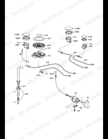 Схема №5 DEMK965B с изображением Рукоятка для духового шкафа DELONGHI 037270080