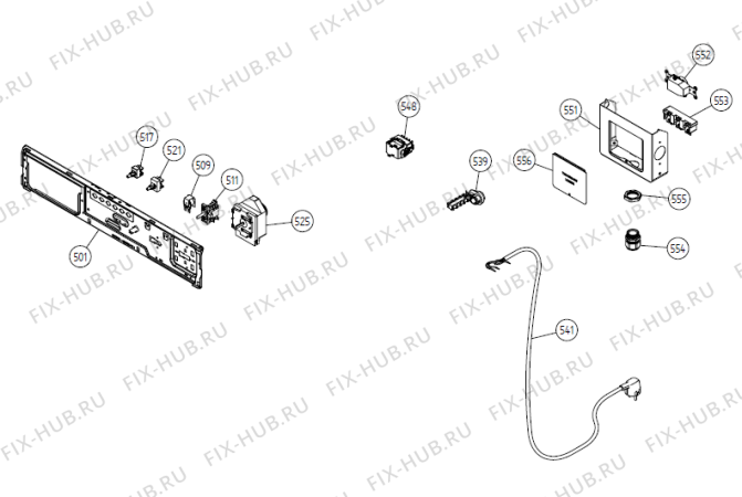 Взрыв-схема стиральной машины Gorenje T711 US   -Titanium #10771117 (900002468, TD11A) - Схема узла 05