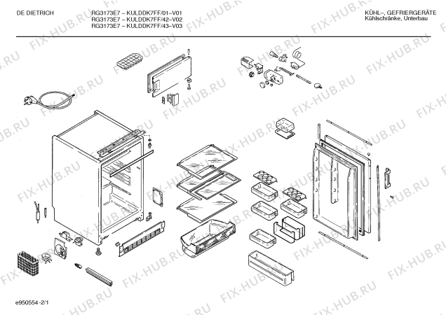 Схема №1 KULDDK7FF с изображением Дверь для холодильной камеры Bosch 00212585