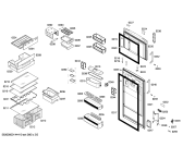 Схема №5 KDN46AI15N с изображением Крышка для холодильника Bosch 00670101