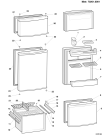 Схема №3 EDF2703XAL (F013791) с изображением Дверь для холодильника Indesit C00052491