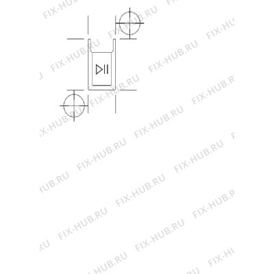 Кнопка вкл./выкл. для стиралки Indesit C00526748 в гипермаркете Fix-Hub