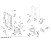 Схема №6 S513G60X0D Excellent с изображением Силовой модуль запрограммированный для посудомоечной машины Bosch 12018359
