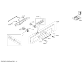 Схема №6 3HB538XI с изображением Панель управления для электропечи Bosch 00674952