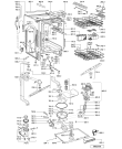 Схема №2 ADG 7756/1M с изображением Блок управления для электропосудомоечной машины Whirlpool 481221478863