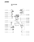 Схема №1 PF110151/BA с изображением Провод для электрохлебопечки Seb SS-189312