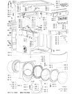 Схема №2 716 PB/ES с изображением Ручка (крючок) люка для стиралки Whirlpool 481249818765