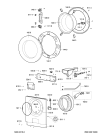 Схема №4 WA 5065 с изображением Уплотнитель (прокладка) для стиралки Whirlpool 481252648219