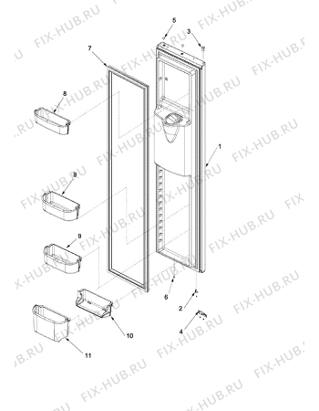 Взрыв-схема стиральной машины Whirlpool AC2228HEKB (F092640) - Схема узла