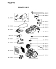 Схема №2 RO542111/410 с изображением Покрытие для мини-пылесоса Rowenta RS-RT3823