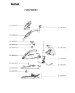 Схема №1 FV4270M0/23 с изображением Кабель для электроутюга Tefal CS-00098314