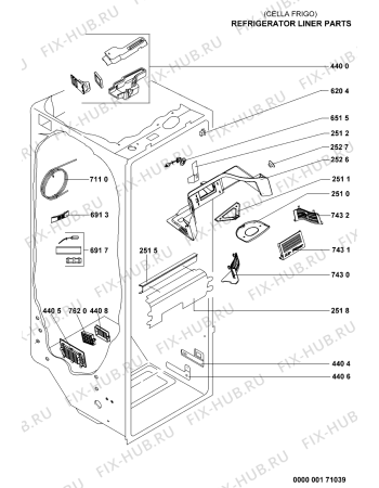 Схема №7 WSE5531 A+XL с изображением Всякое для холодильника Whirlpool 480132100518