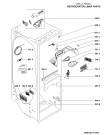 Схема №7 WSE5531 A+XL с изображением Дверь для холодильной камеры Whirlpool 480132100595