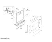 Схема №7 SBI88TS03H Active Water Eco² с изображением Передняя панель для посудомоечной машины Bosch 11004825