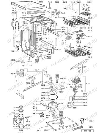 Схема №1 ADP 6830 IXM с изображением Микромодуль для посудомоечной машины Whirlpool 481221479847