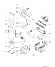 Схема №1 AKZ501/IX/01 с изображением Панель для духового шкафа Whirlpool 481245249914