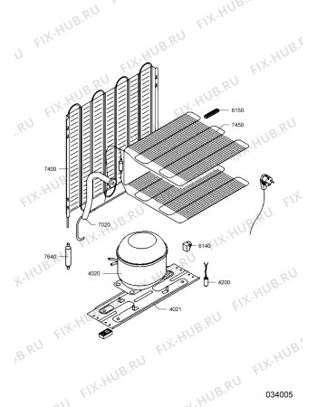 Схема №3 GKIC 640/2 с изображением Лоток (форма) для холодильника Whirlpool 481241868258