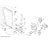 Схема №5 SMS50M22EU с изображением Передняя панель для посудомоечной машины Bosch 00671057