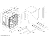 Схема №6 SHXM98W75N, SuperSilencePlus 39dBA с изображением Ремкомплект для электропосудомоечной машины Bosch 10006766